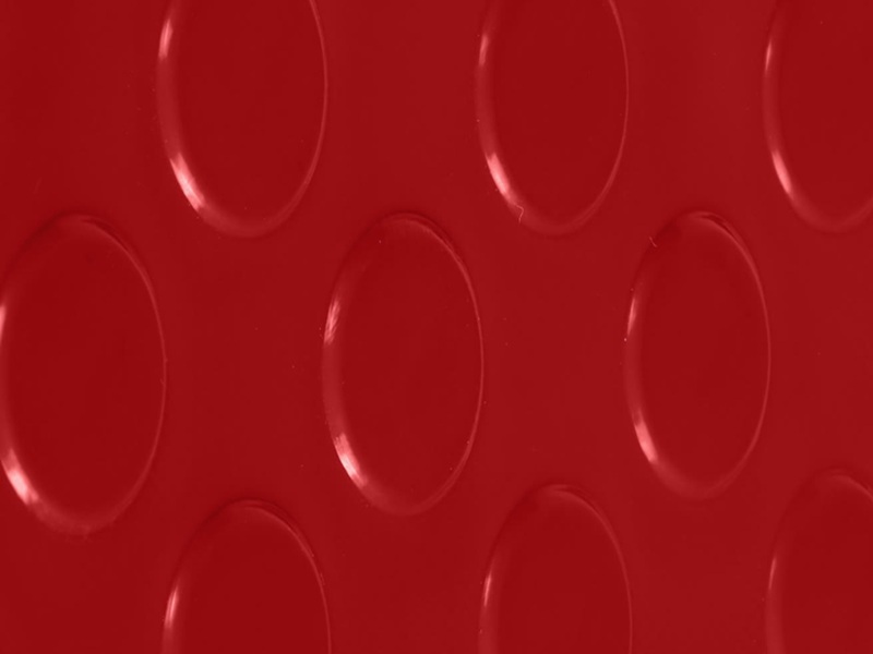 Kırmızı Paralı PVC Yer Döşeme