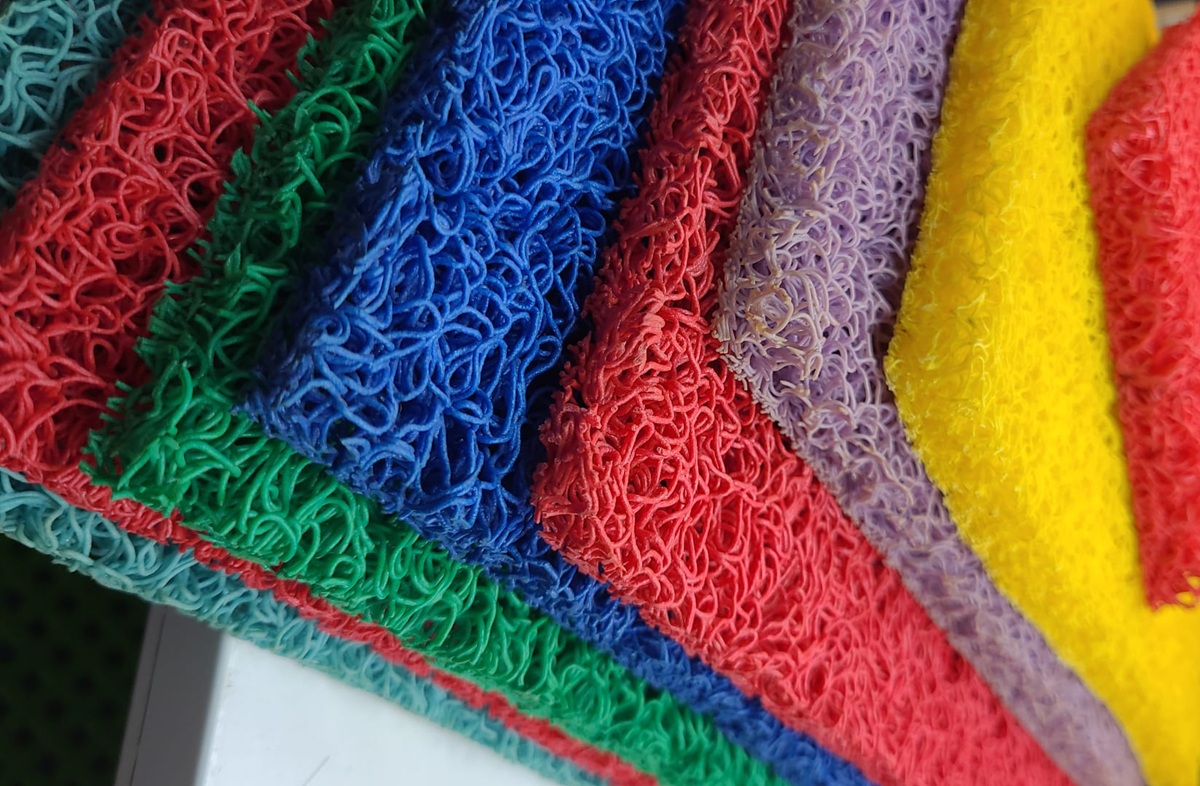 Mavi Kıvrıcık Paspas